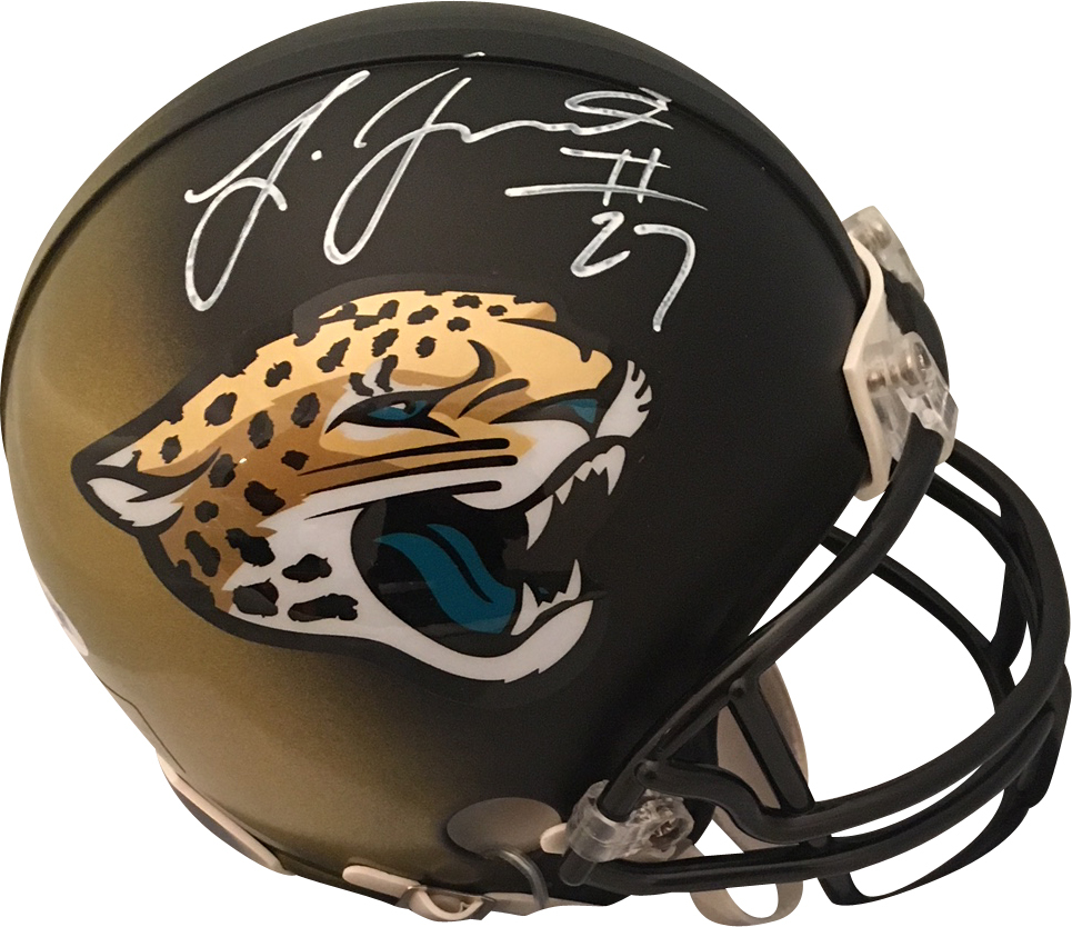 Leonard Fournette Autographed Jaguars Football Mini Helmet PSA DNA COA 1 Leonard Fournette Autographed Jaguars Football Mini Helmet PSA DNA COA 1