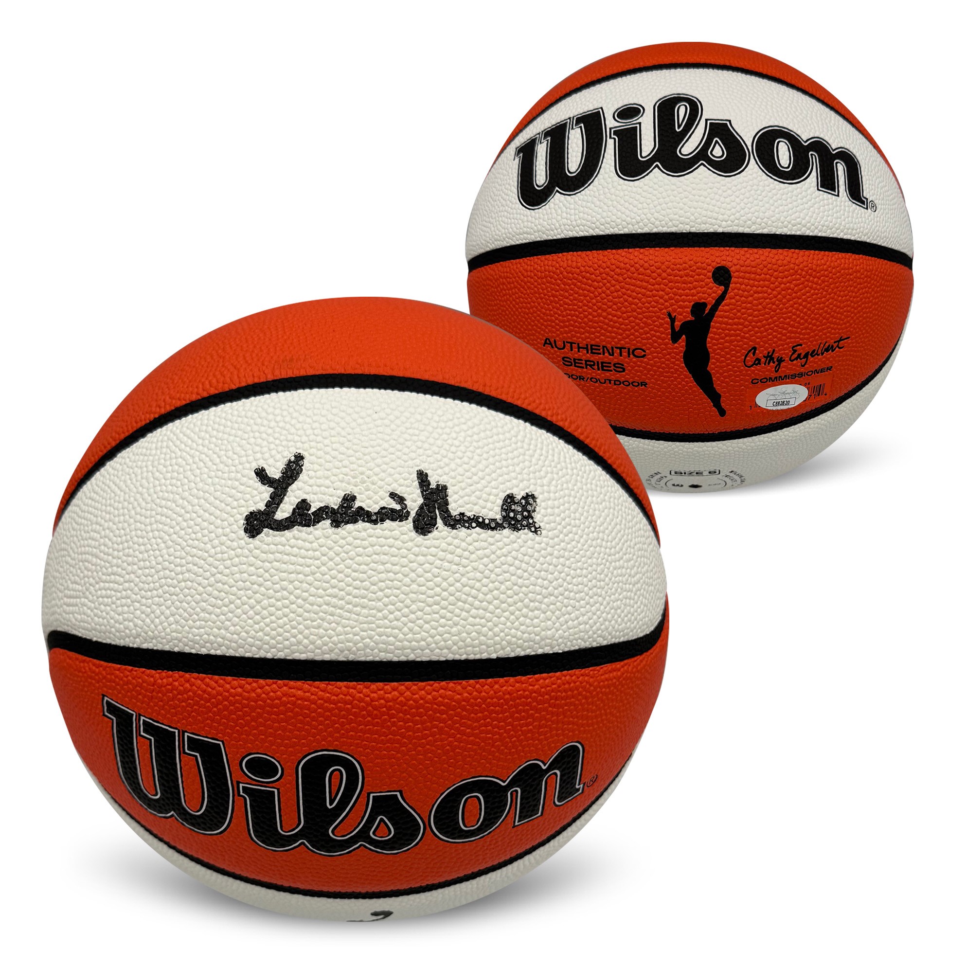 Lexie Hull Indiana Fever Autographed WNBA Signed Full Size Replica Basketball JSA COA Lexie Hull Indiana Fever Autographed WNBA Signed Full Size Replica Basketball JSA COA