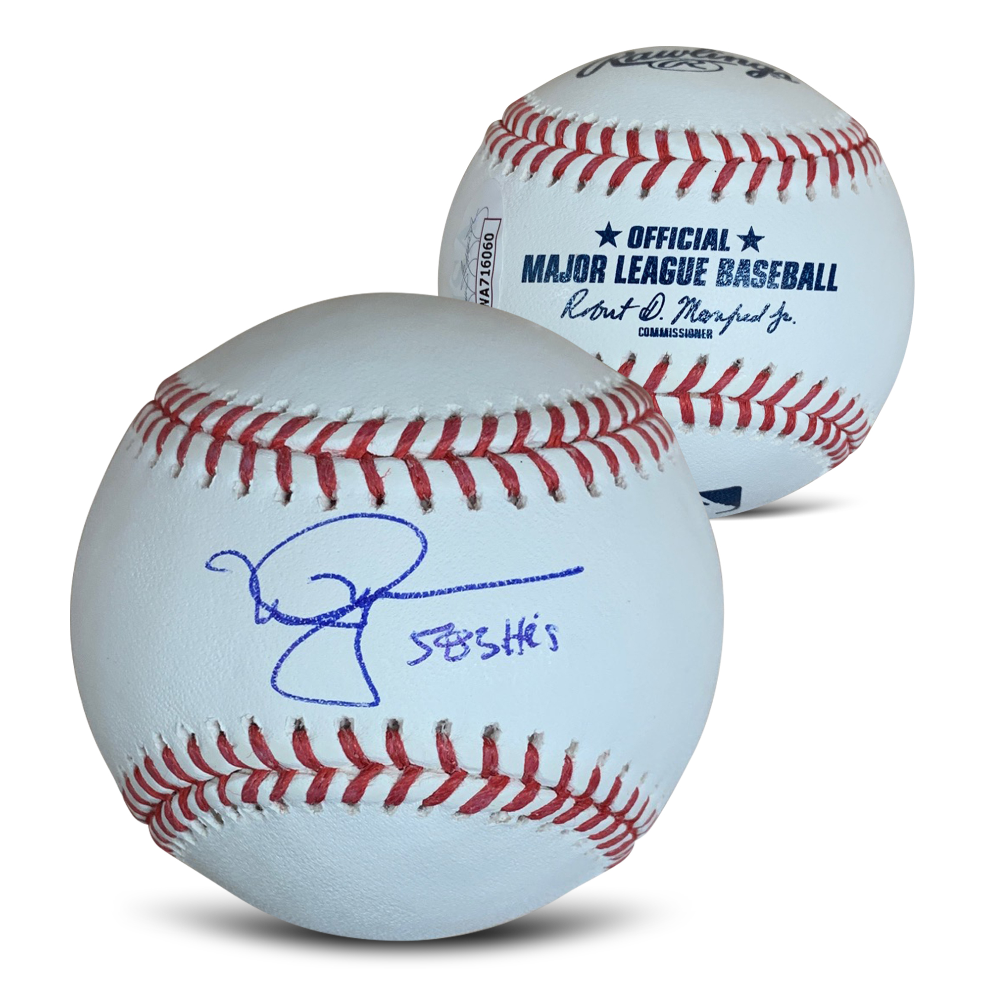 Mark McGwire Autographed MLB Signed Baseball 583 HOME RUNS JSA COA With UV Display Case