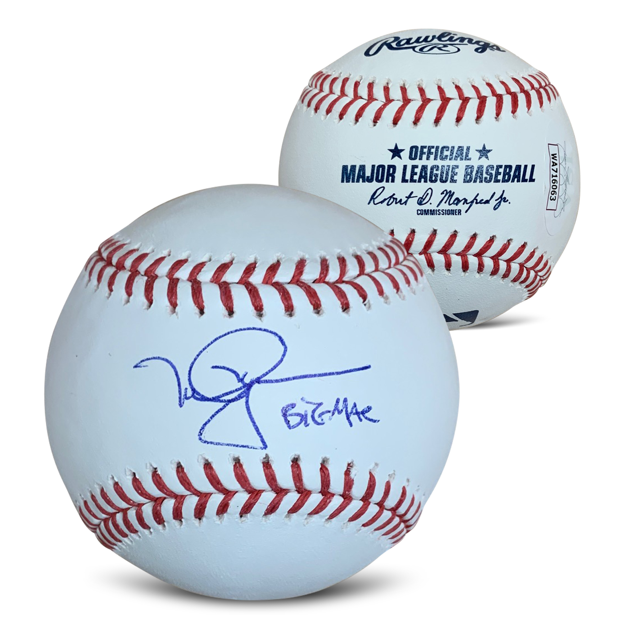 Mark McGwire Autographed MLB Signed Baseball BIG MAC JSA COA With UV Display Case