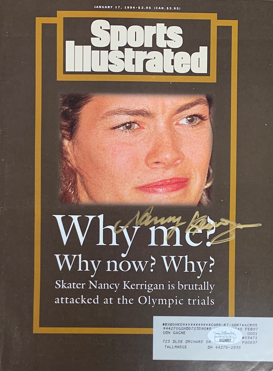 Nancy Kerrigan Autographed Sports Illustrated Signed Figure Skating Magazine Tonya Harding Incident JSA COA Nancy Kerrigan Autographed Sports Illustrated Signed Figure Skating Magazine Tonya Harding Incident JSA COA