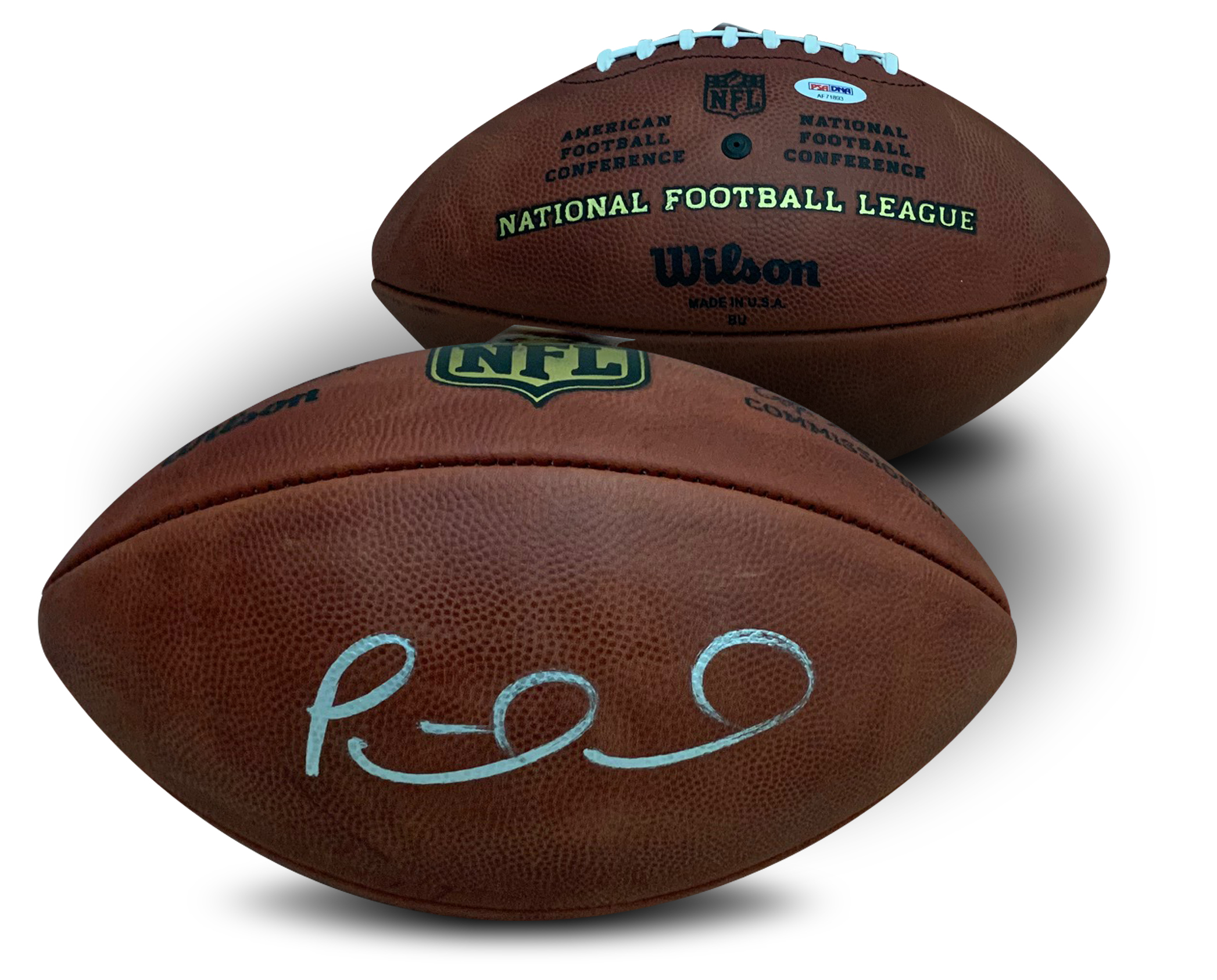 patrick mahomes autograph football