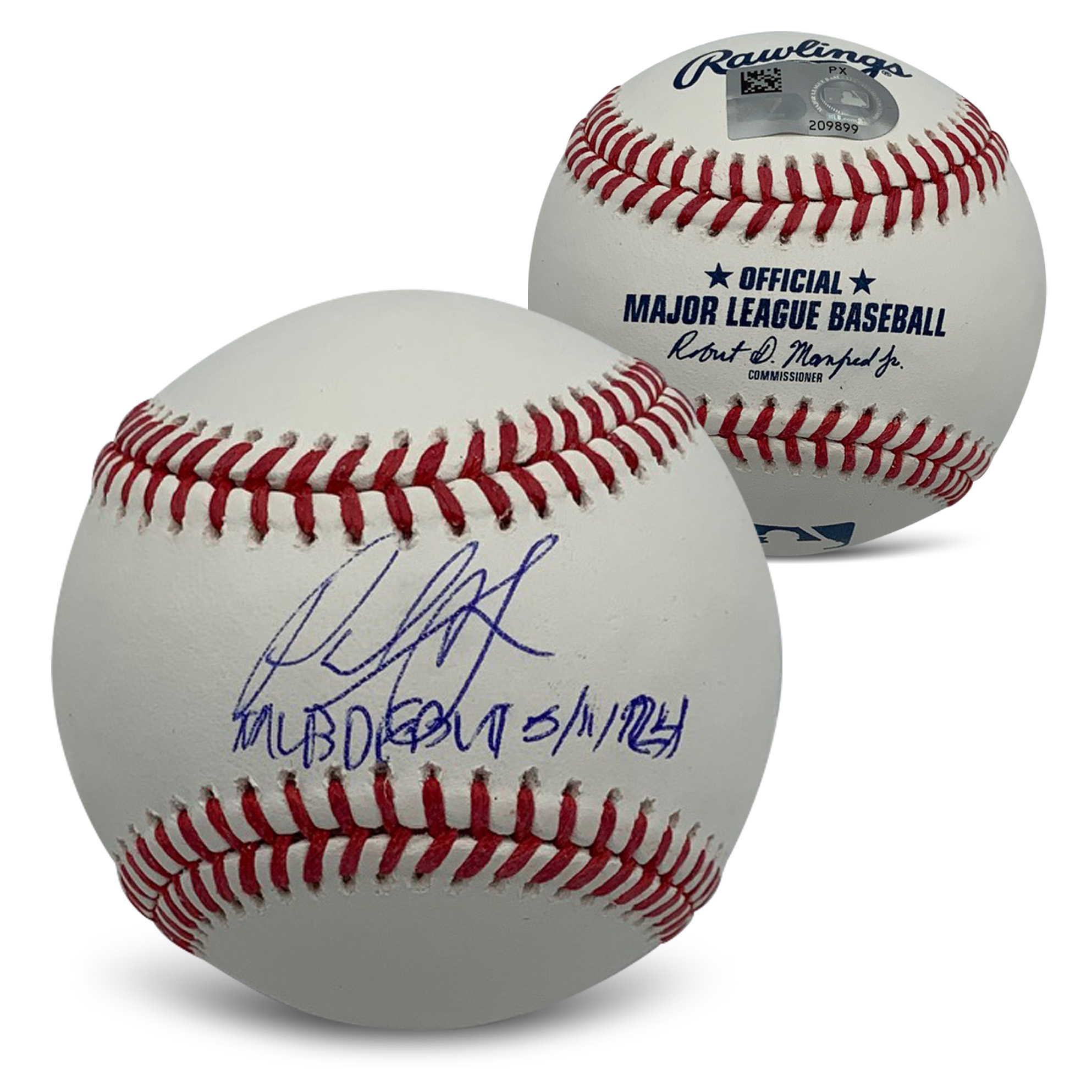 Paul Skenes Autographed MLB Authentic Signed Baseball DEBUT 5/11/24 Hologram COA With UV Display Case Paul Skenes Autographed MLB Authentic Signed Baseball DEBUT 5/11/24 Hologram COA With UV Display Case