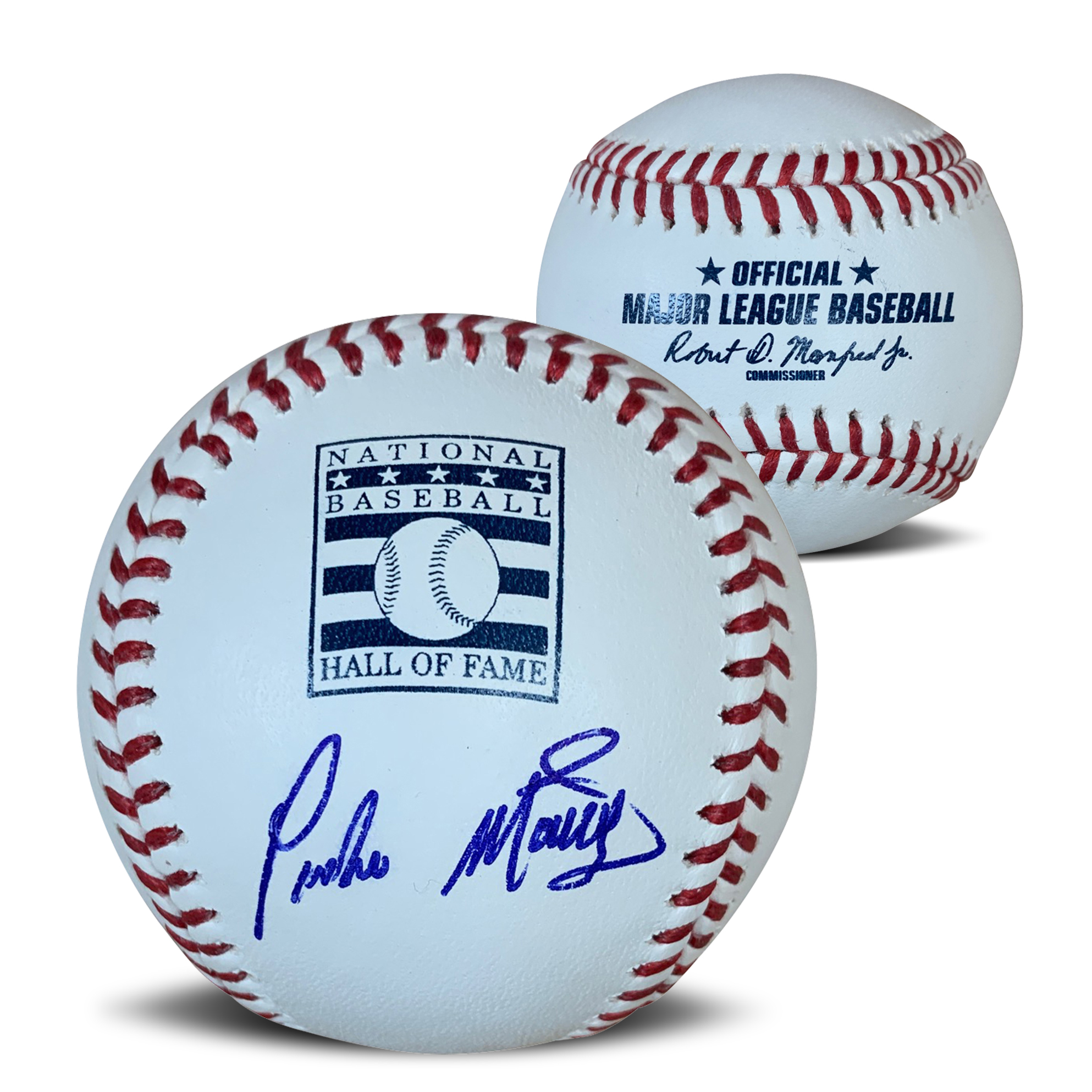 Pedro Martinez Autographed Hall of Fame HOF Signed MLB Baseball JSA COA With Display Case