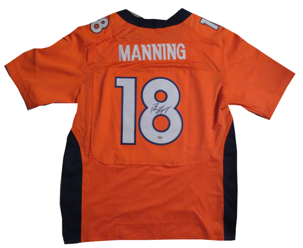 peyton manning signed broncos jersey