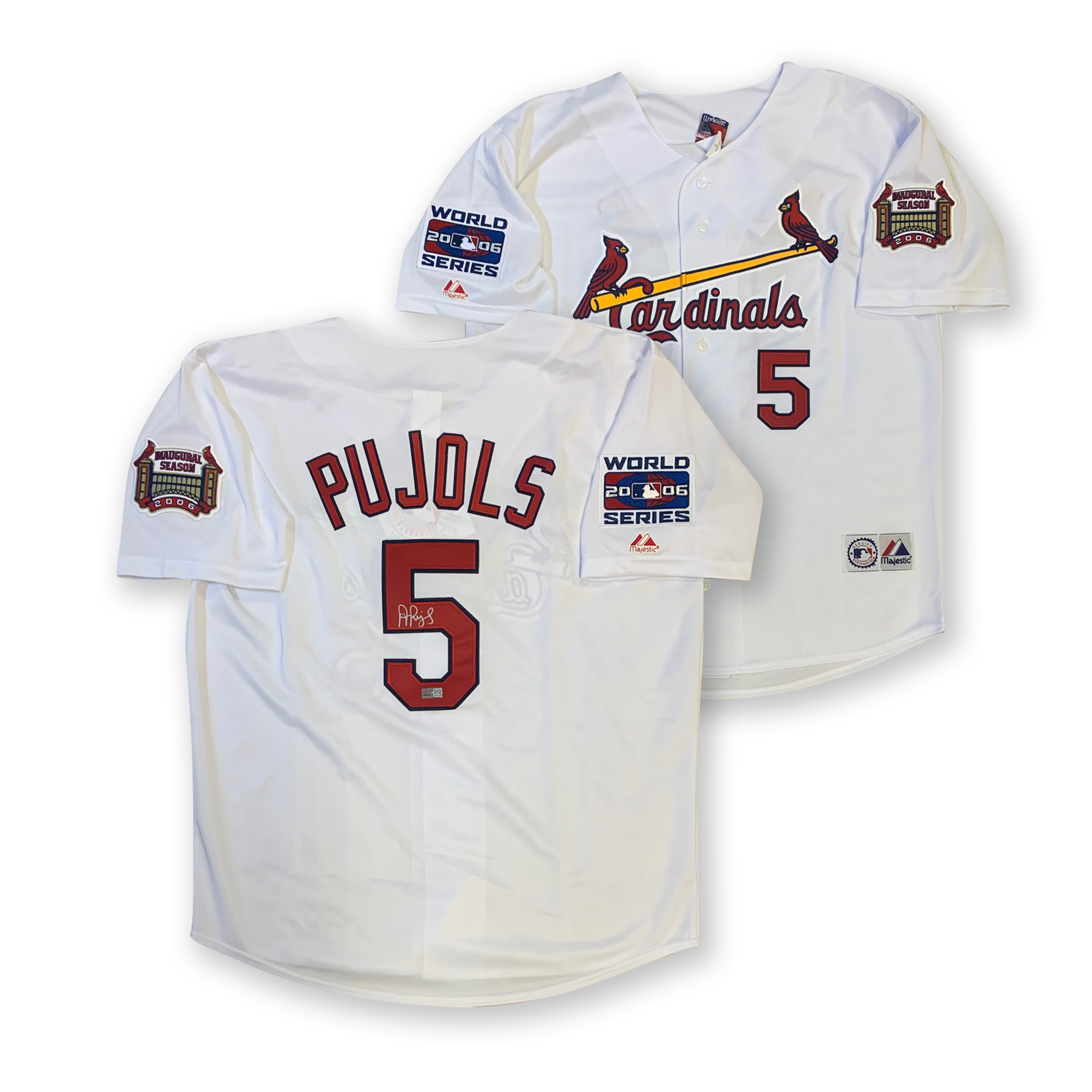 Albert Pujols Autographed St Louis Cardinals Signed Majestic Baseball Jersey TRISTAR COA