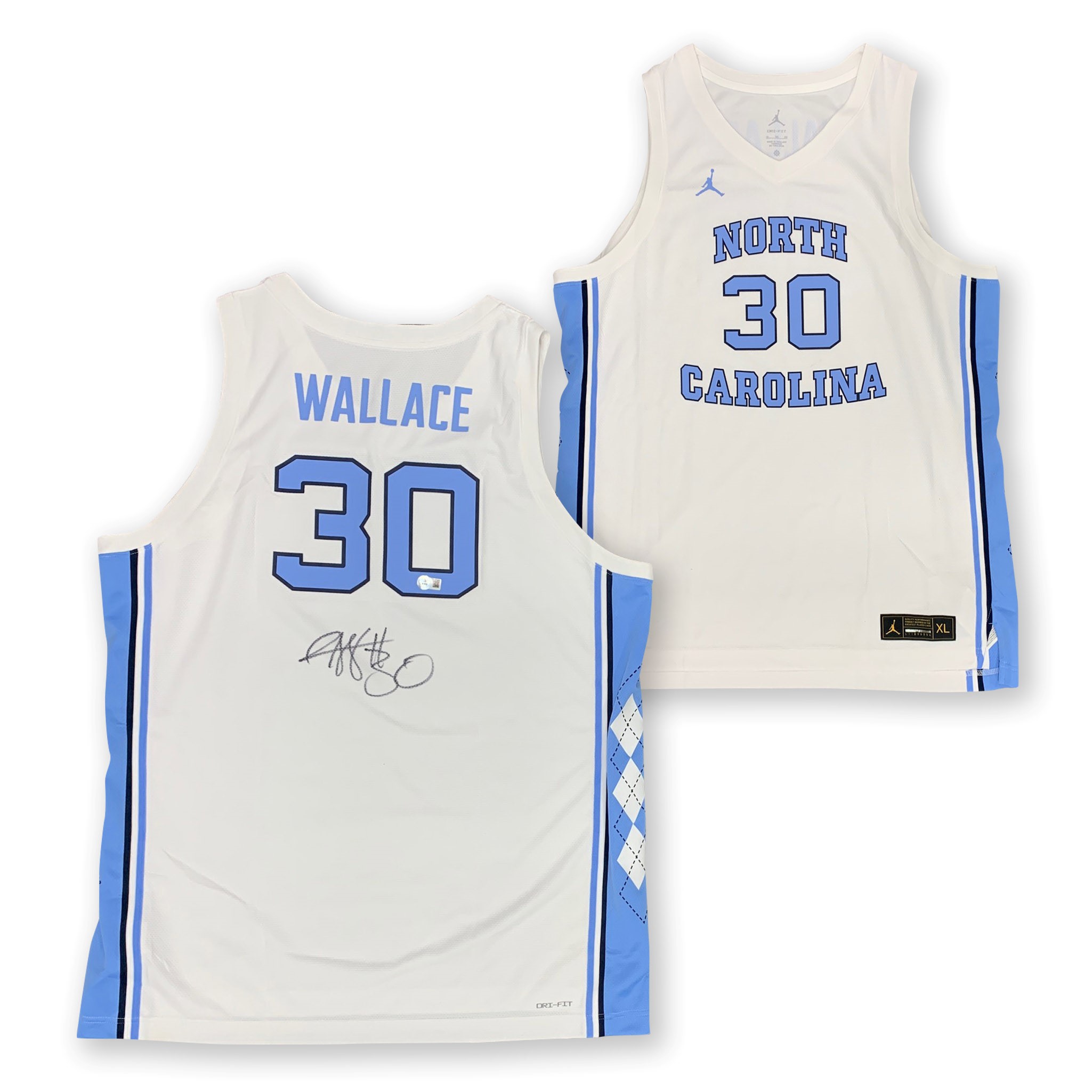 Rasheed Wallace Autographed UNC North Carolina Tar Heels Jordan Brand Signed Basketball Jersey Beckett COA