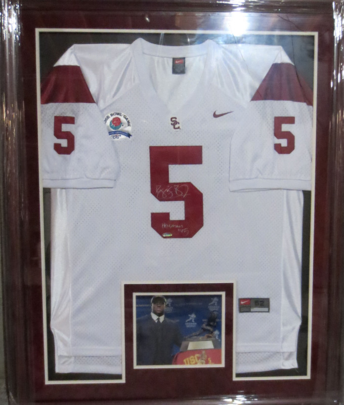 reggie bush signed jersey