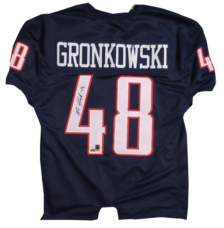 gronkowski autographed jersey