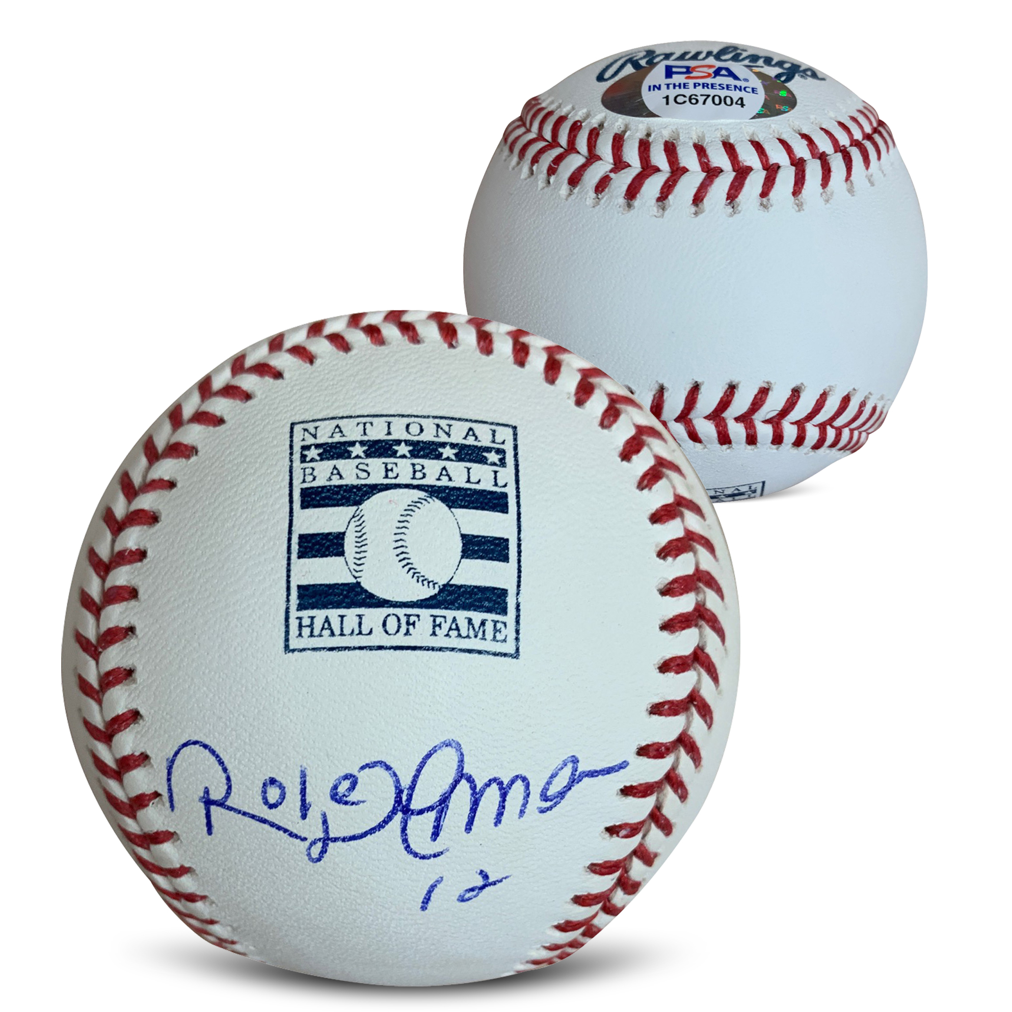 Roberto Alomar Autographed MLB Signed Hall of Fame HOF Baseball PSA DNA COA With Display Case Roberto Alomar Autographed MLB Signed Hall of Fame HOF Baseball PSA DNA COA With Display Case