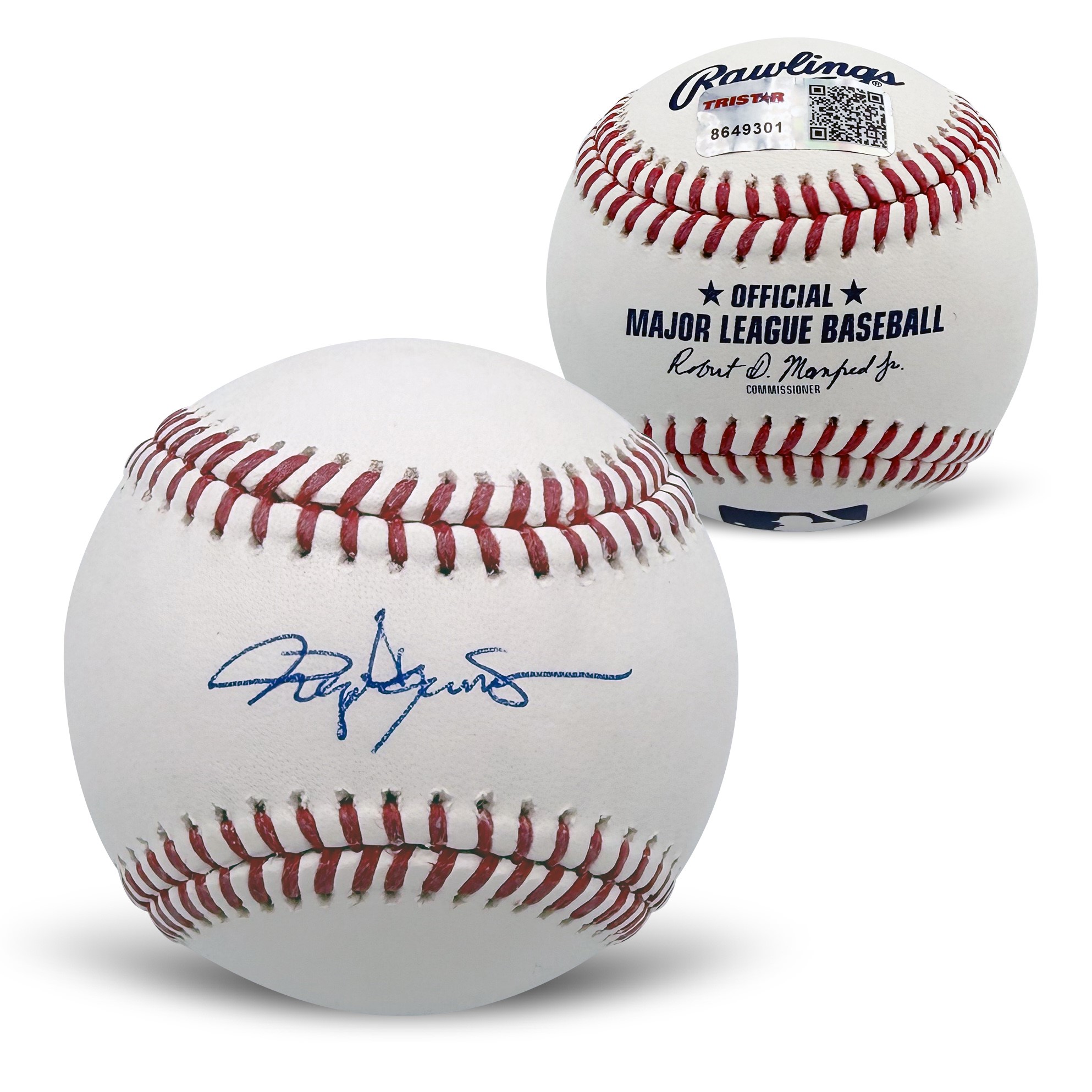 Roger Clemens Autographed MLB Signed Baseball TRISTAR AUTHENTIC COA With UV Display Case