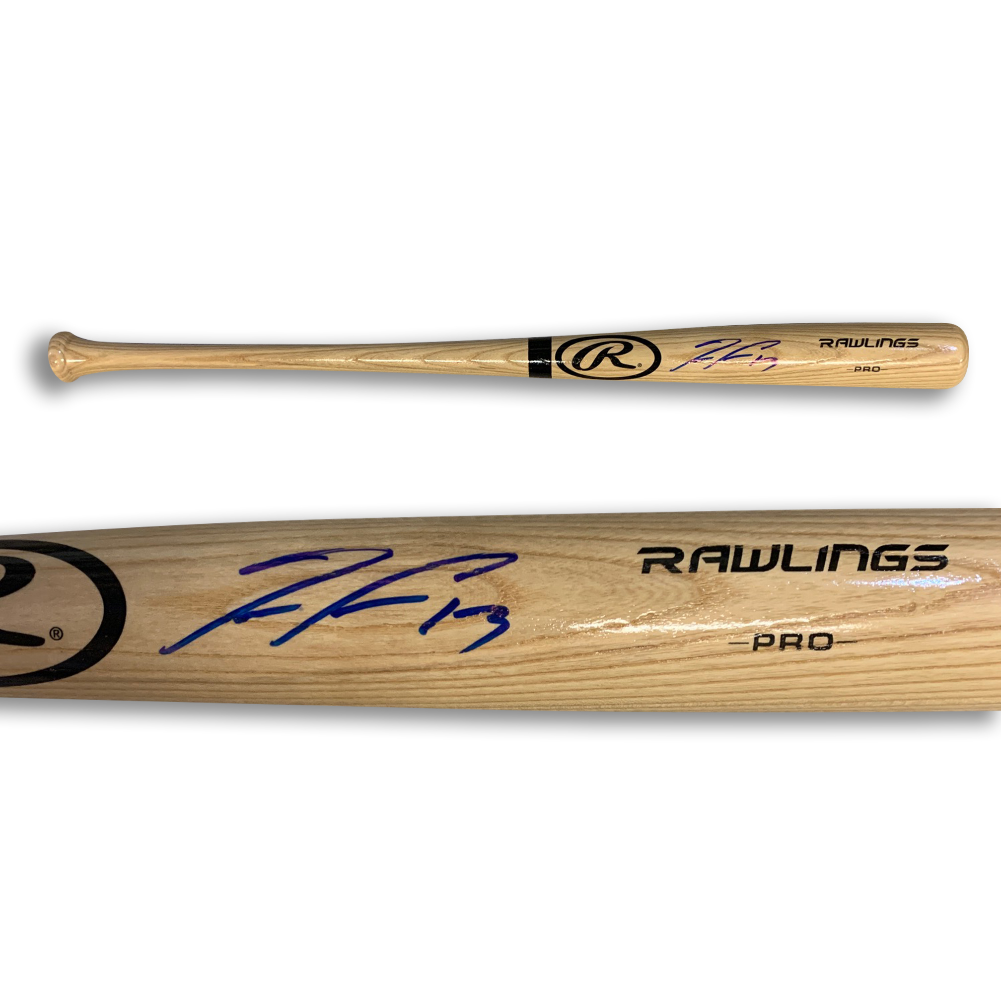 Ronald Acuna Jr Autographed MLB Signed 34" Baseball Bat Beckett COA