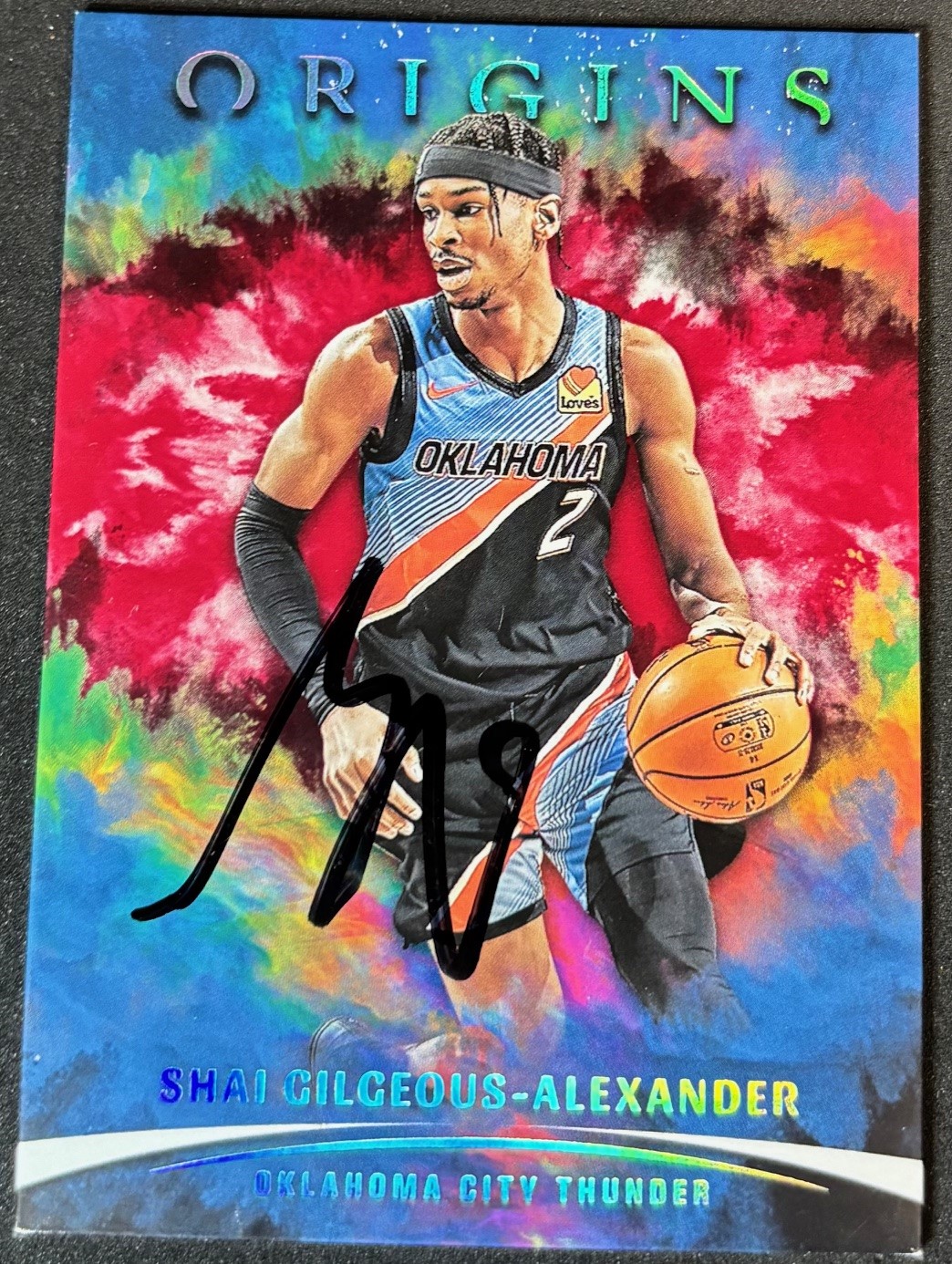 Shai Gilgeous Alexander 2021-22 Panini Origins Signed Basketball Card #36 JSA Authenticated Auto Cert #CK09886