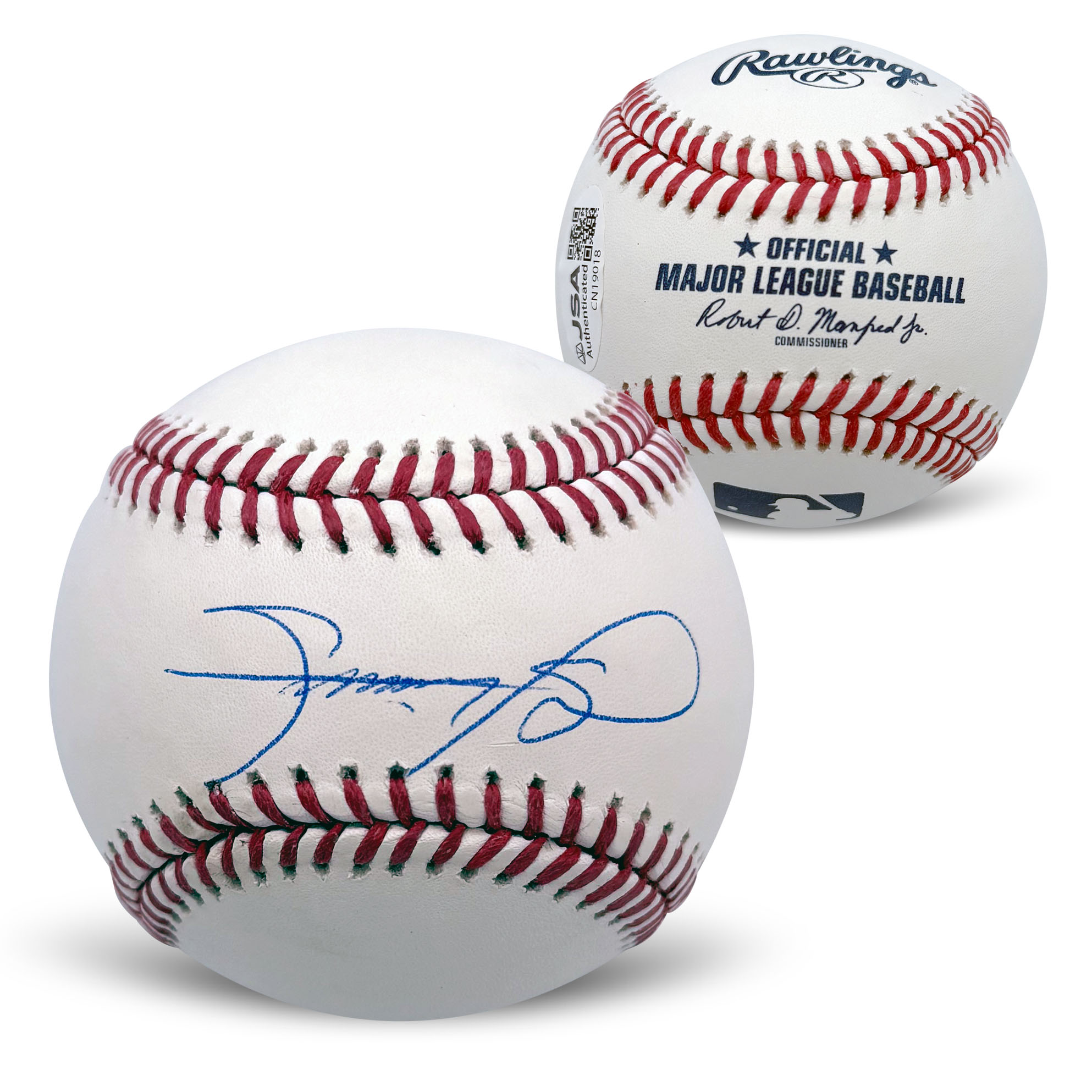 Sammy Sosa Autographed Chicago Cubs Signed MLB Baseball JSA Witness Authenticated With UV Display Case Sammy Sosa Autographed Chicago Cubs Signed MLB Baseball JSA Witness Authenticated With UV Display Case