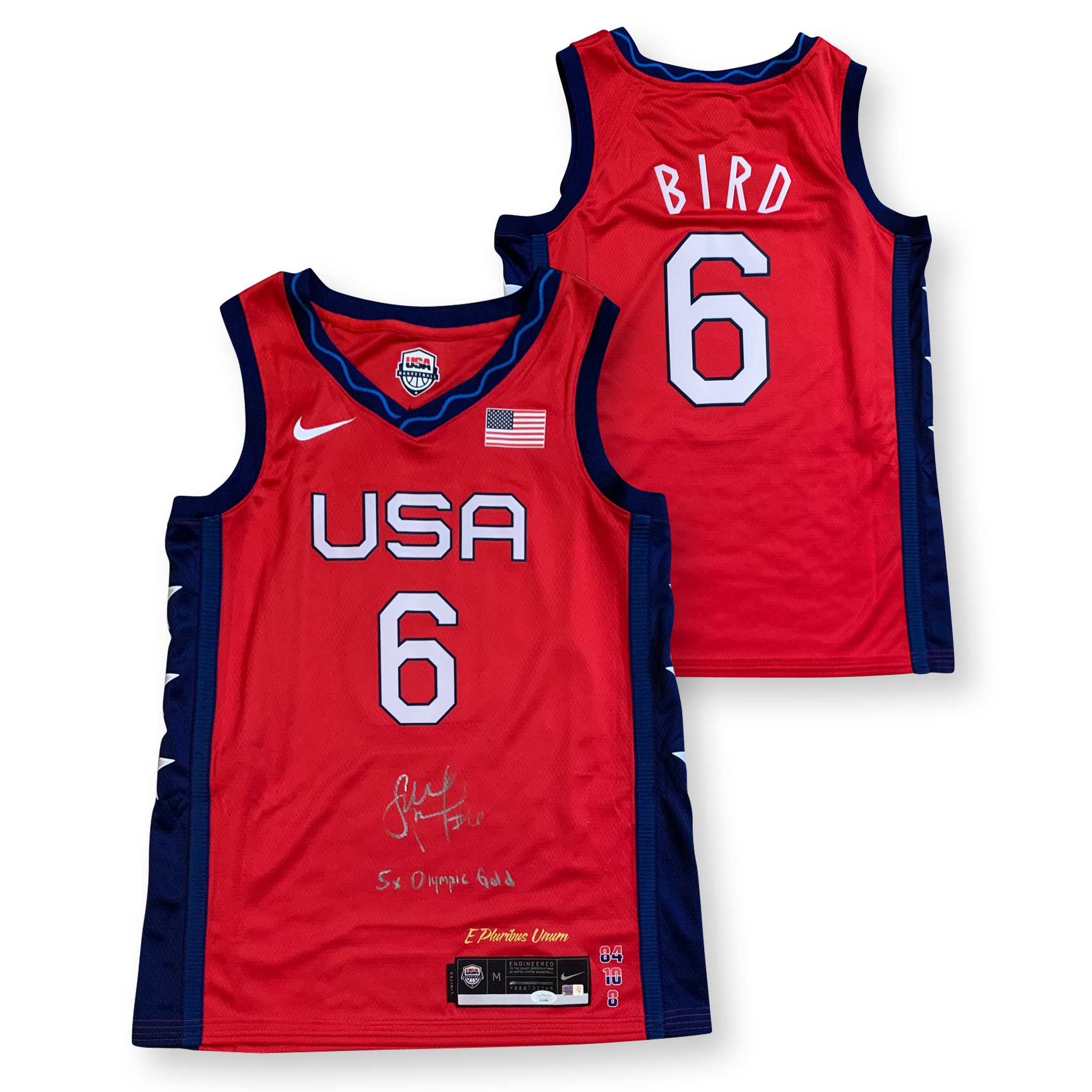 Sue Bird Autographed USA Olympic Red Basketball Signed Jersey JSA COA M Sue Bird Autographed USA Olympic Red Basketball Signed Jersey JSA COA M