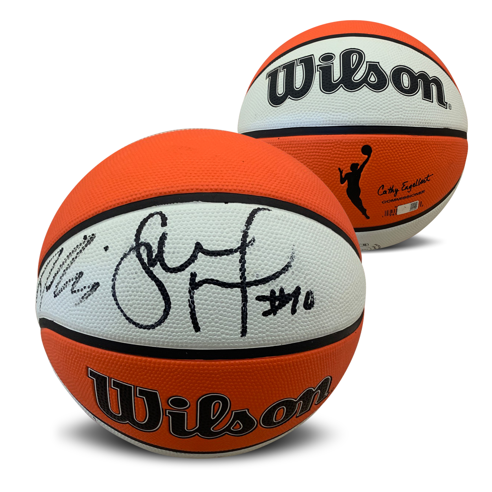 Sue Bird and Diana Taurasi Autographed Women's Full Size Signed Basketball JSA COA