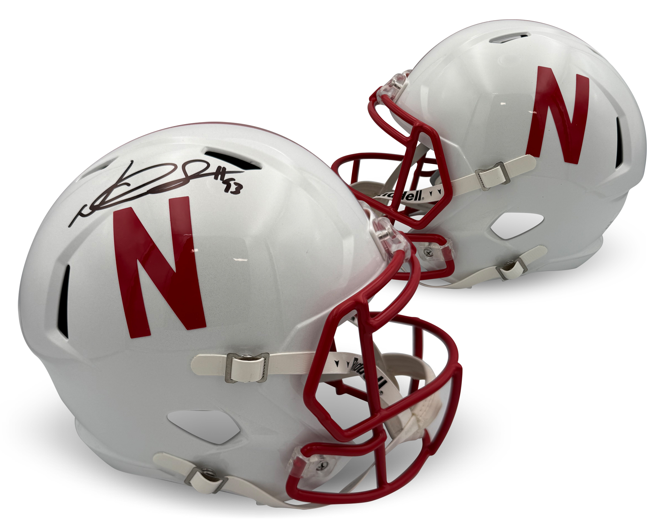Ndamukong Suh Autographed Nebraska Cornhuskers Signed Football Full Size Replica Helmet Beckett COA Ndamukong Suh Autographed Nebraska Cornhuskers Signed Football Full Size Replica Helmet Beckett COA