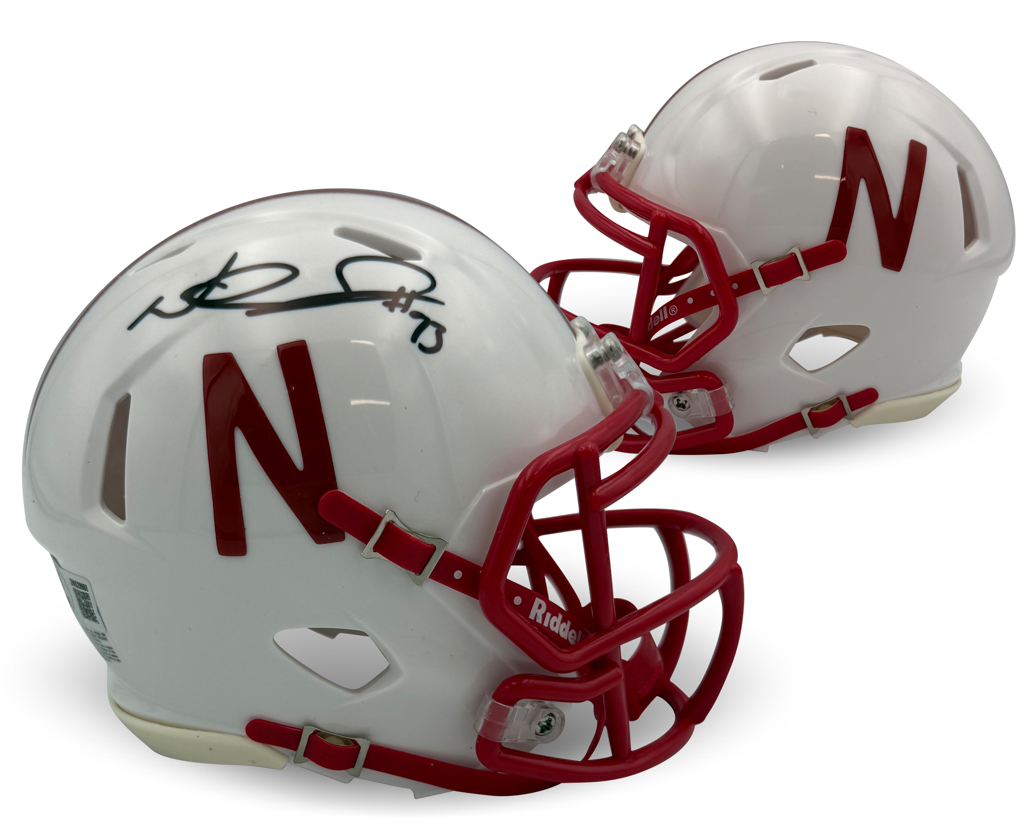 Ndamukong Suh Autographed Nebraska Cornhuskers Signed Football Mini Helmet Beckett COA Ndamukong Suh Autographed Nebraska Cornhuskers Signed Football Mini Helmet Beckett COA