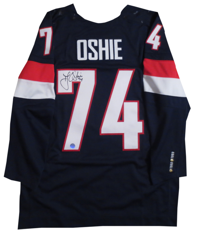 tj oshie signed jersey