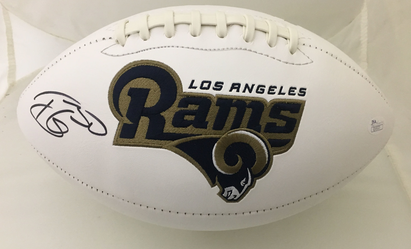 todd gurley signed football