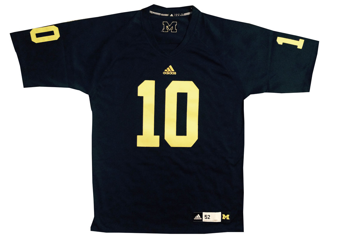 tom brady signed michigan jersey