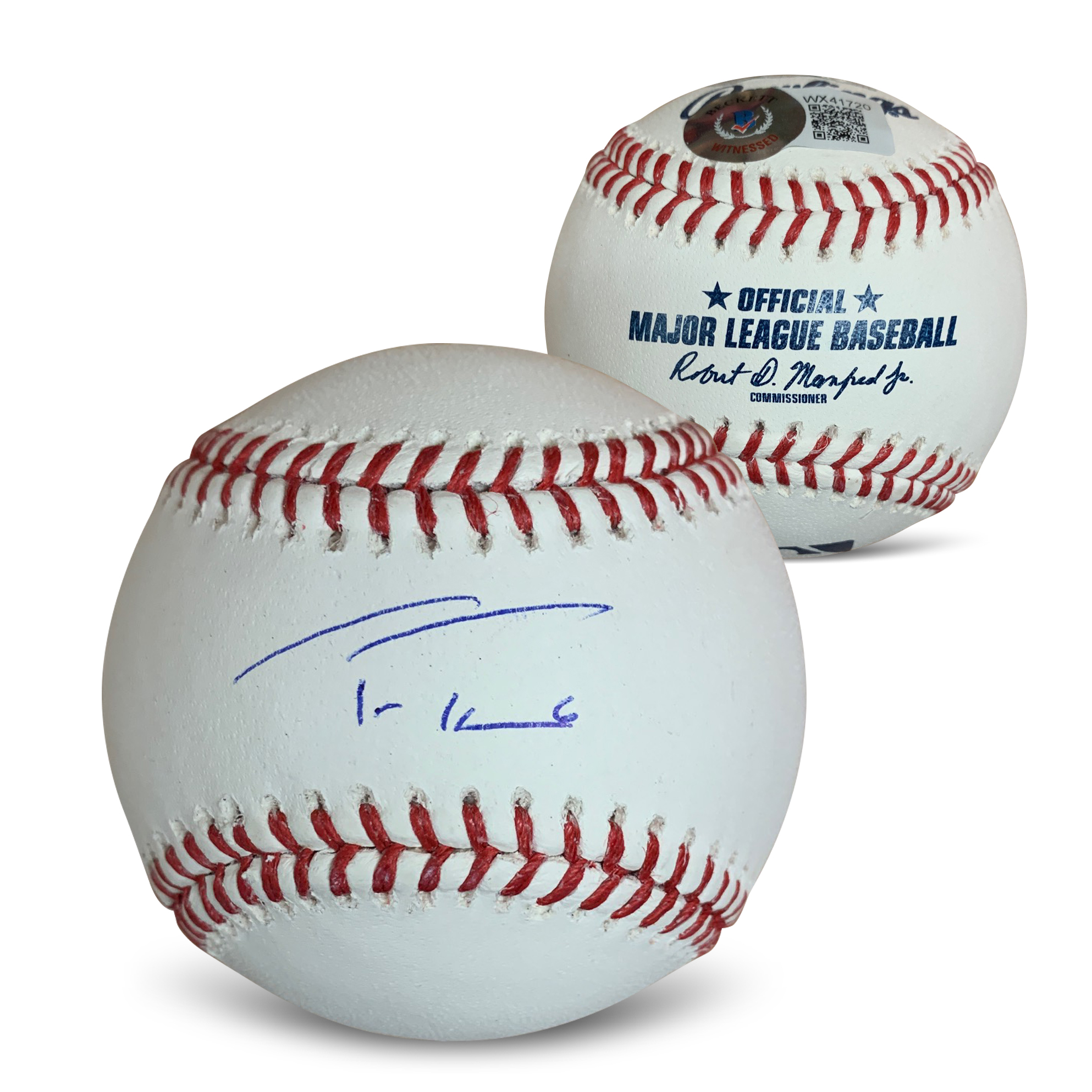 Trea Turner Autographed MLB Signed Baseball Beckett COA With UV Display Case Trea Turner Autographed MLB Signed Baseball Beckett COA With UV Display Case