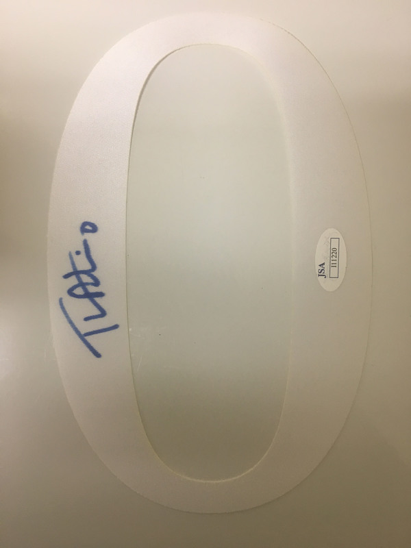 Thomas Robinson Autographed Kansas Jersey Signed 8" Number JSA COA