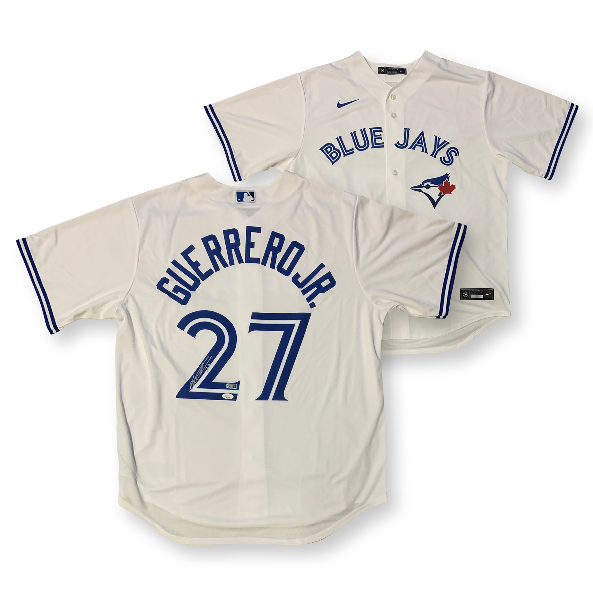 Vladimir Guerrero Jr Autographed Toronto Signed Baseball Nike Jersey JSA COA Vladimir Guerrero Jr Autographed Toronto Signed Baseball Nike Jersey JSA COA