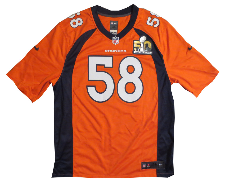 von miller super bowl 50 jersey