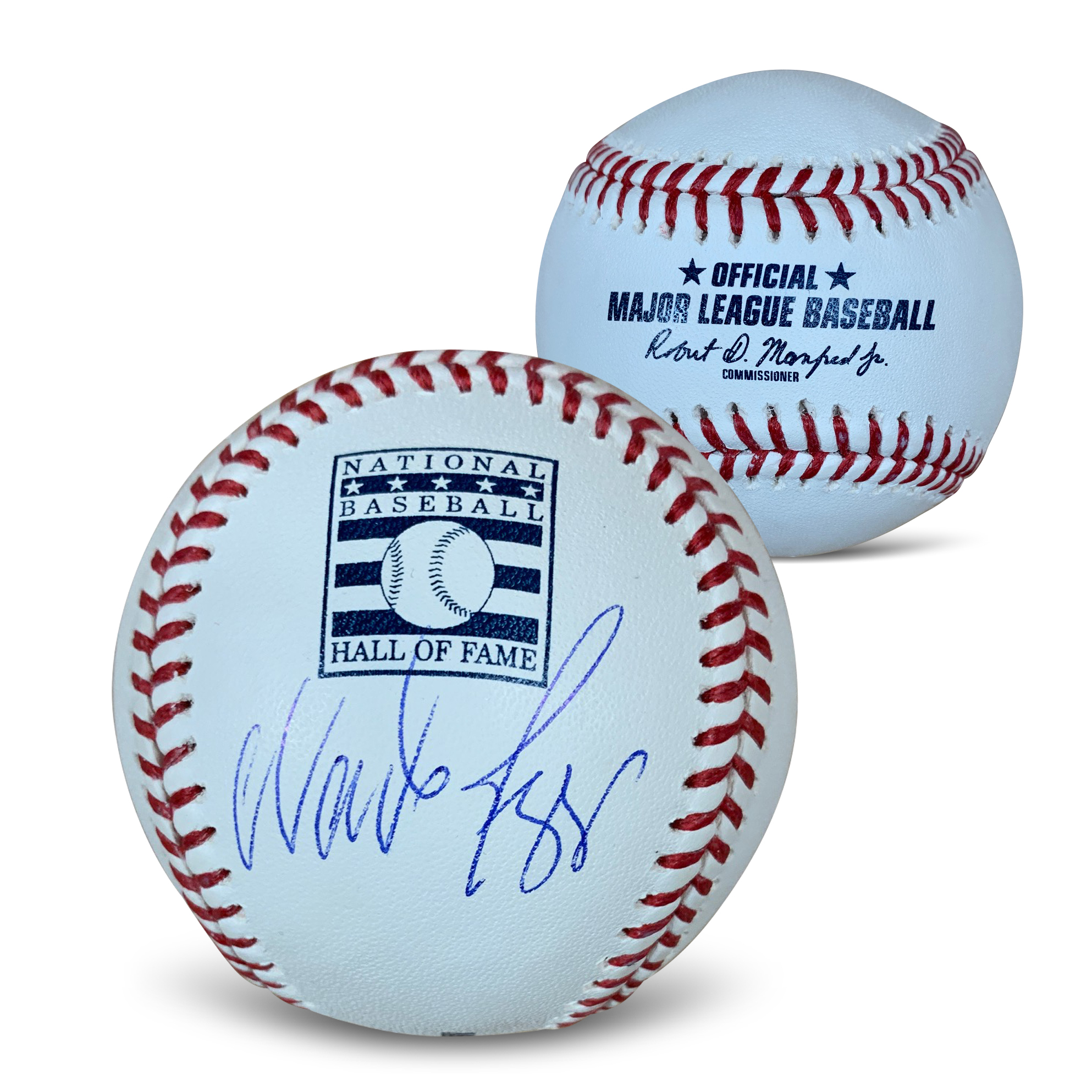 Wade Boggs Autographed Hall of Fame HOF Logo Signed Baseball Beckett COA With UV Display Case